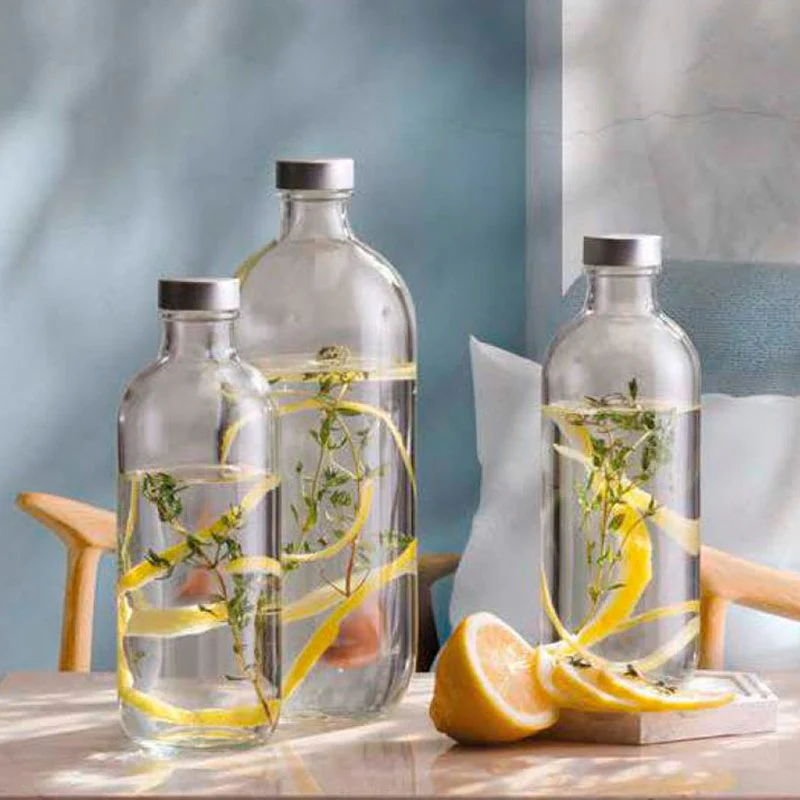 1.1 Litri - Iconic Bottiglia Acqua in Vetro - Set 6 Pezzi - Image 2
