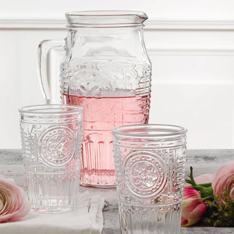 1,8 Litri - Romantic Caraffa in Vetro Con Tappo e Portaghiaccio - Image 4