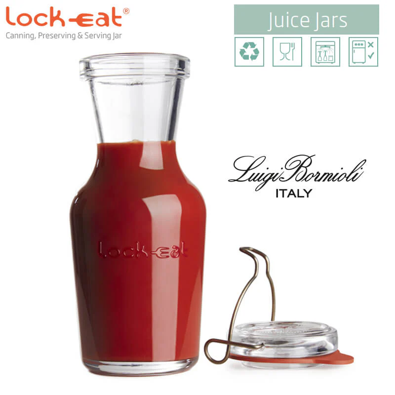 1 Litro - Lock Eat Caraffa in Vetro - Set 6 Pezzi - Image 3