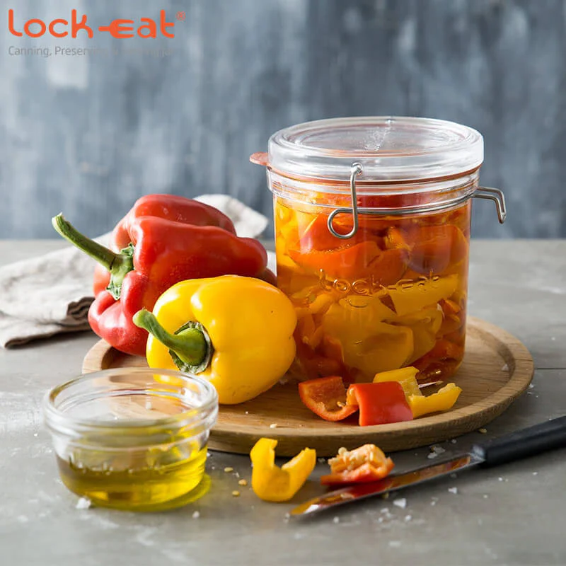 1 Litro - Lock Eat Terrina in Vetro - Set 6 Pezzi - Image 2