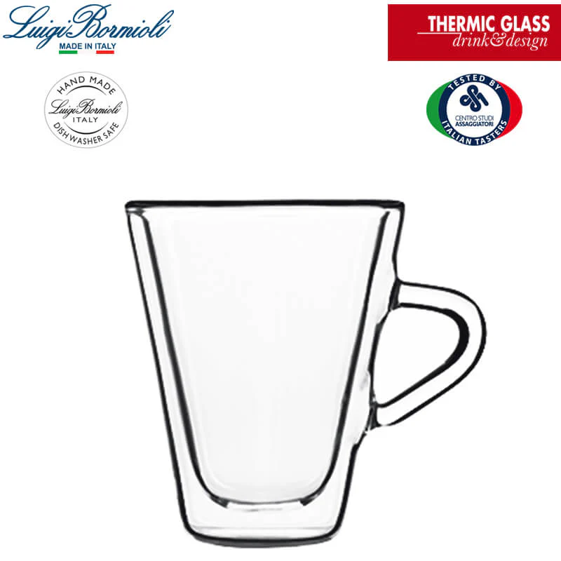 10.5 cl - Thermic Glass Tazzina Caffé in Vetro Borosilicato - Set 2 Pezzi - Image 3