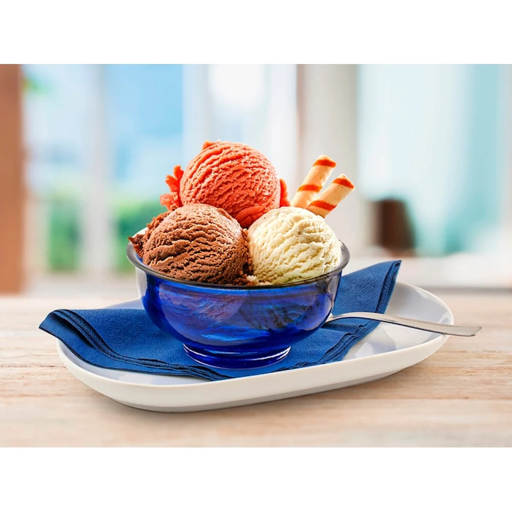 10.5 cm - Alabastro Coppa Dessert Macedonia In Vetro - Set 6 Pz - Image 3