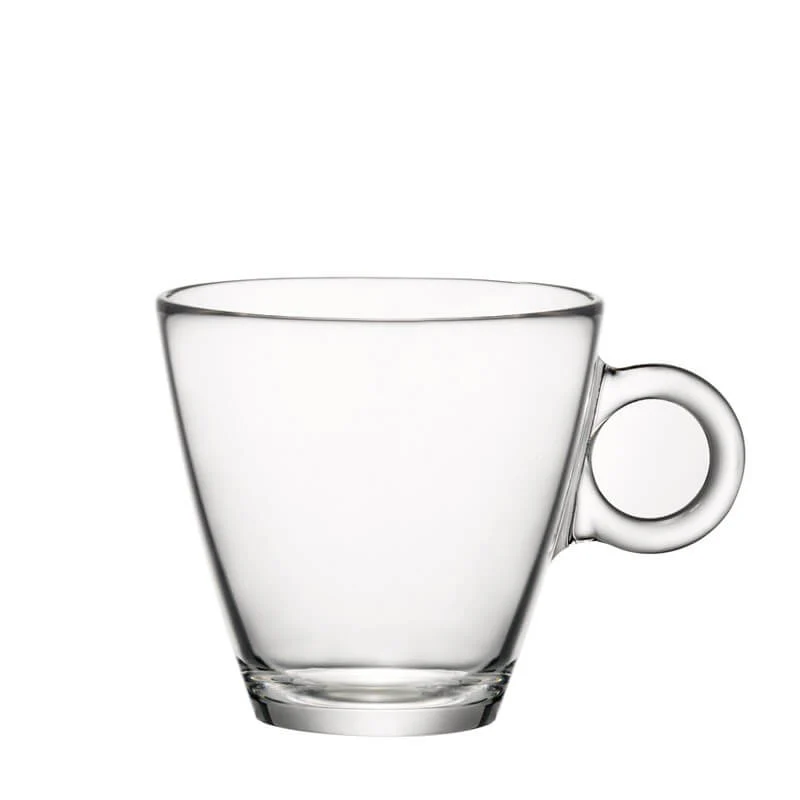10 cl - Easy Bar Tazzina Caffé in Vetro Temperato - Set 12 Pezzi