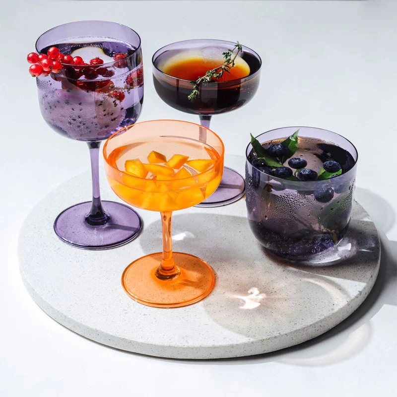10 cl - Like Coppa Champagne in Vetro - Set 2 Pezzi - Image 8