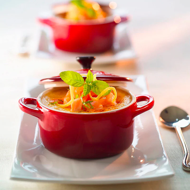 10 cm - Mini Cocotte Casseruola Rotonda In Gres Vetrificato - Set 4 Pz - Image 11