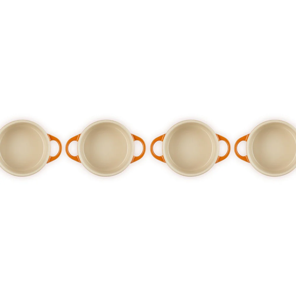 10 cm - Mini Cocotte Casseruola Rotonda In Gres Vetrificato - Set 4 Pz - Image 17