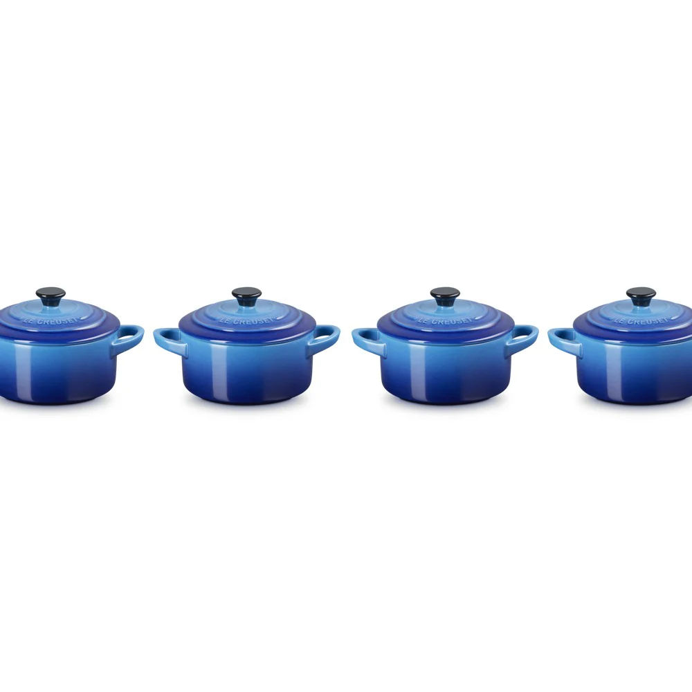 10 cm - Mini Cocotte Casseruola Rotonda In Gres Vetrificato - Set 4 Pz - Image 18