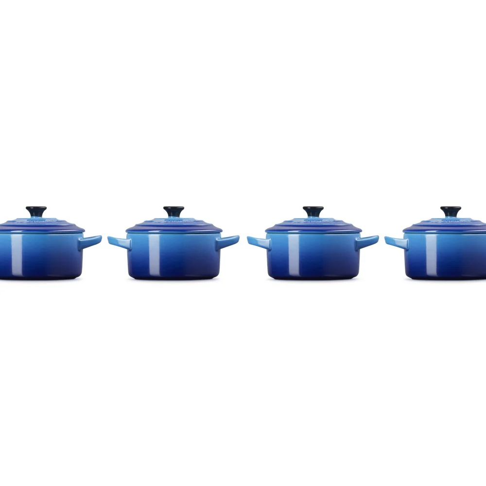 10 cm - Mini Cocotte Casseruola Rotonda In Gres Vetrificato - Set 4 Pz - Image 20