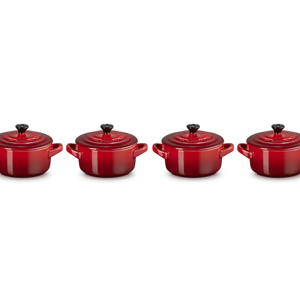 10 cm - Mini Cocotte Casseruola Rotonda In Gres Vetrificato - Set 4 Pz - Image 23