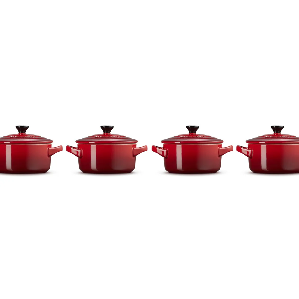 10 cm - Mini Cocotte Casseruola Rotonda In Gres Vetrificato - Set 4 Pz - Image 25
