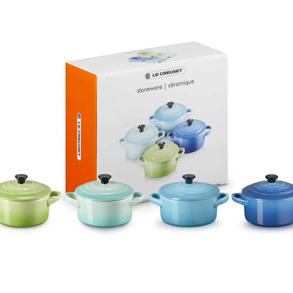 10 cm - Mini Cocotte Casseruola Rotonda In Gres Vetrificato - Set 4 Pz - Image 32