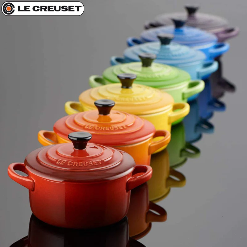 10 cm - Mini Cocotte Casseruola Rotonda In Gres Vetrificato - Set 4 Pz - Image 5