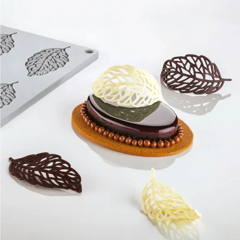 10 Forme - Gourmand Stampo Decorazioni Piume In Silicone - Image 3