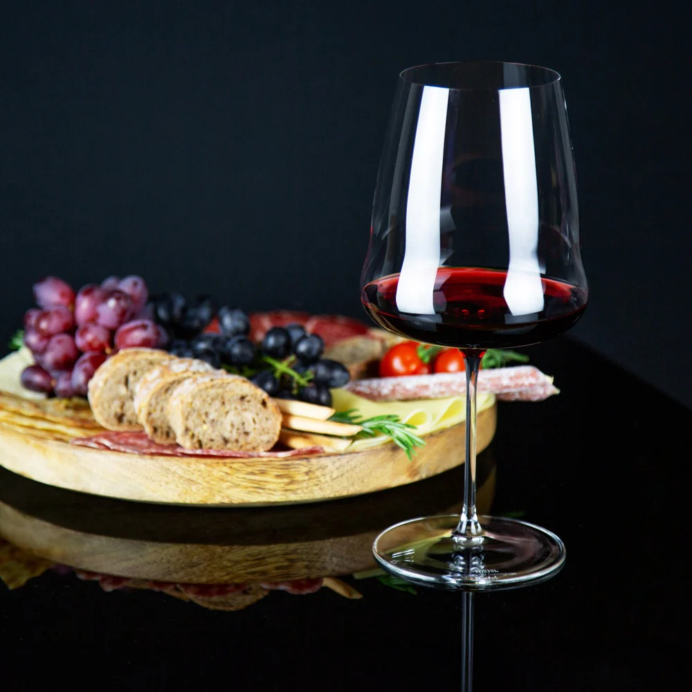 100.2 cl - Winewings Calice Vino Rosso Cabernet - Merlot In Vetro - Set 2 Pz - Image 2