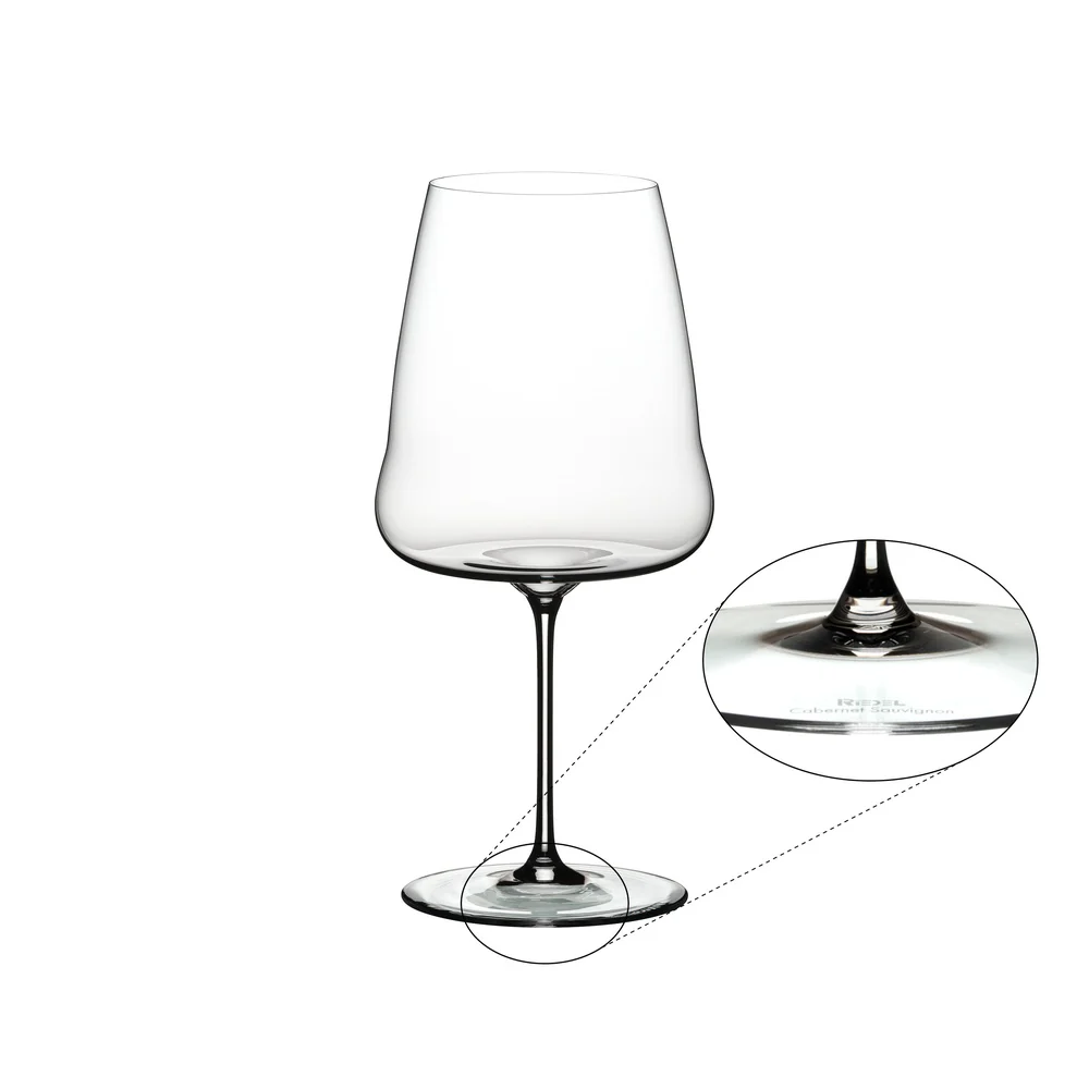 100.2 cl - Winewings Calice Vino Rosso Cabernet - Merlot In Vetro - Set 2 Pz - Image 4
