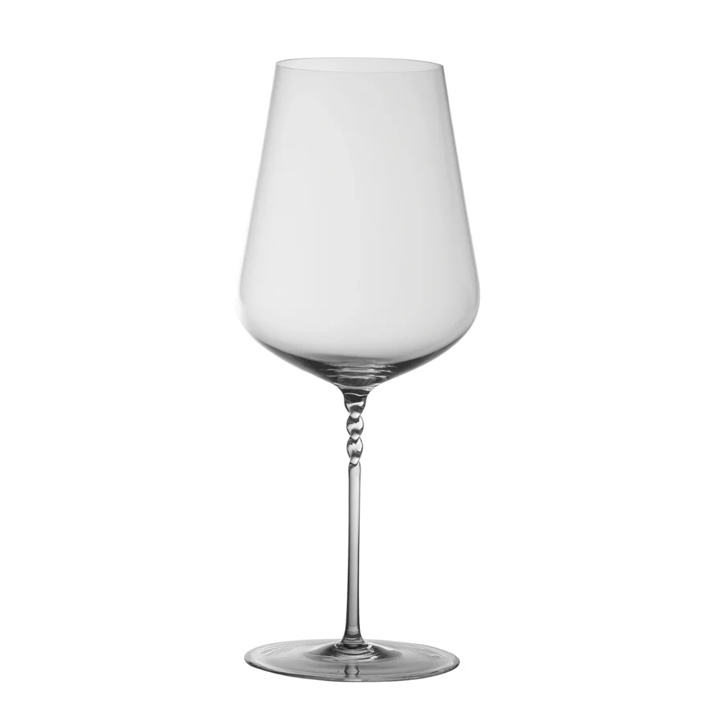 102 cl - Jcl Calice Vino Rosso Gambo a Spirale in Vetro - Set 2 Pezzi - Image 3