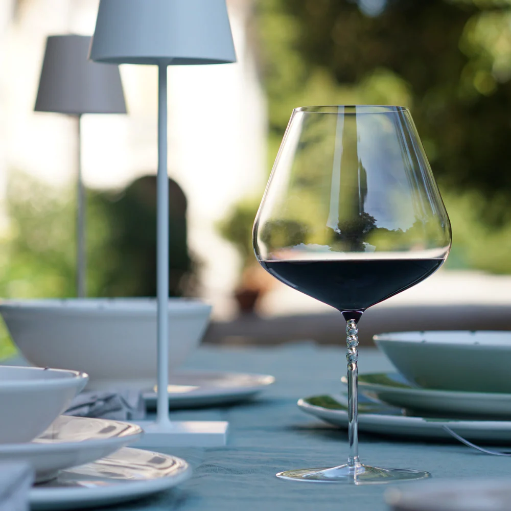 102 cl - Jcl Calice Vino Rosso Gambo a Spirale in Vetro - Set 2 Pezzi - Image 7