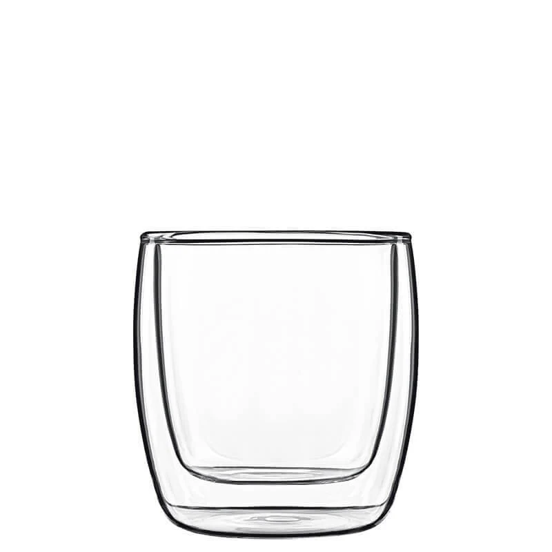 11 cl - Thermic Glass Michelangelo Bicchierino Caffé in Vetro Borosilicato - Set 2 Pezzi