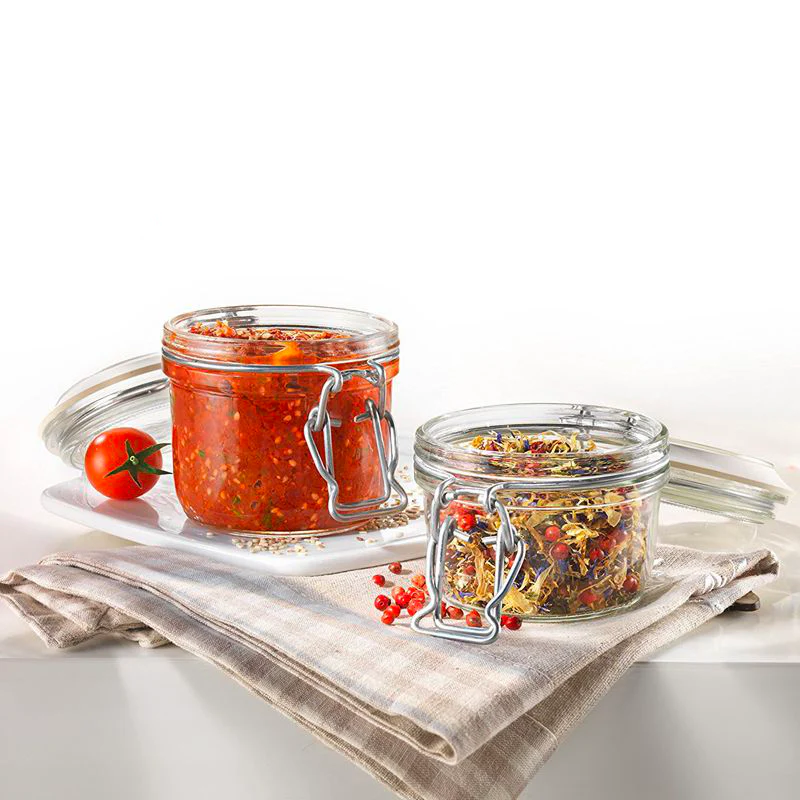 12.5 cl - Fido Vasetto Ermetico Cilindrico In Vetro - Set 6 Pz - Image 2