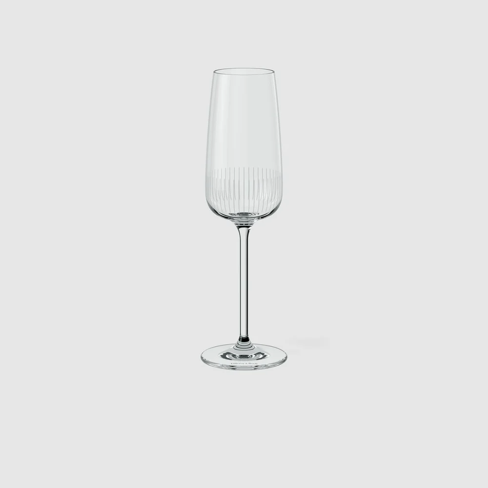12 cl - Afina Calice Flute In Vetro Set 4 Pz