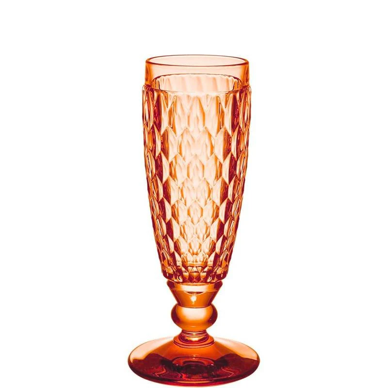 12 cl - Boston Calice Flute in Vetro - Set 4 Pezzi