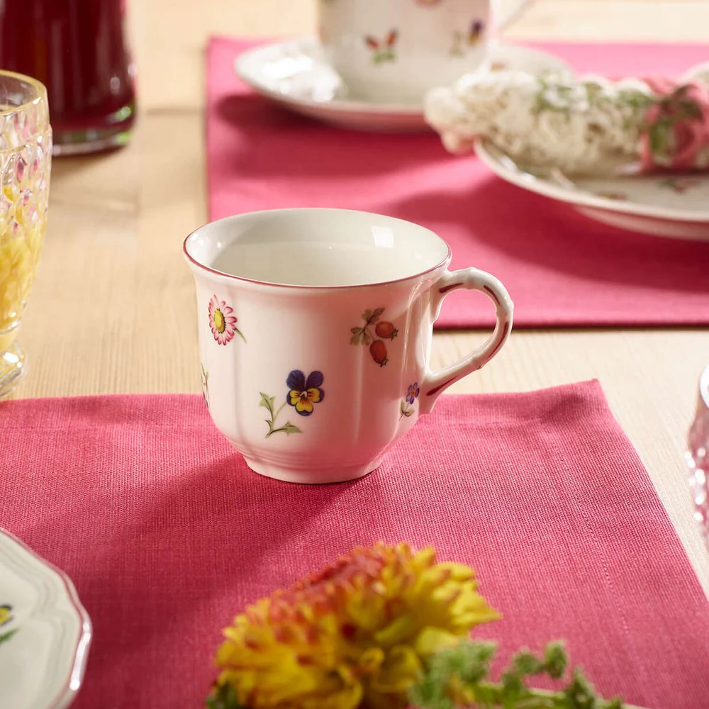 12 cl - Petite Fleur Tazzina Caffè In Porcellana Premium - Set 6 Pz - Image 2