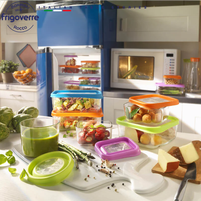 12 cm - Frigoverre Fun Contenitore Per Alimenti Rotondo In Vetro - Image 2