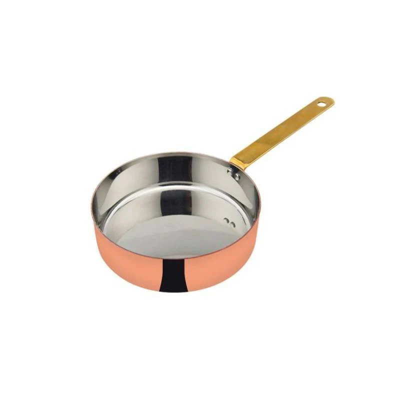 12 cm - Monoporzione Mini Padella In Acciaio Inox