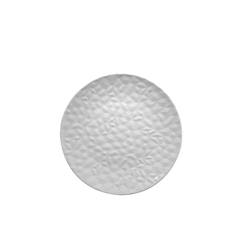 12 cm - Hesperis Piatto Pane Antipasto In Porcellana Set 12 Pz