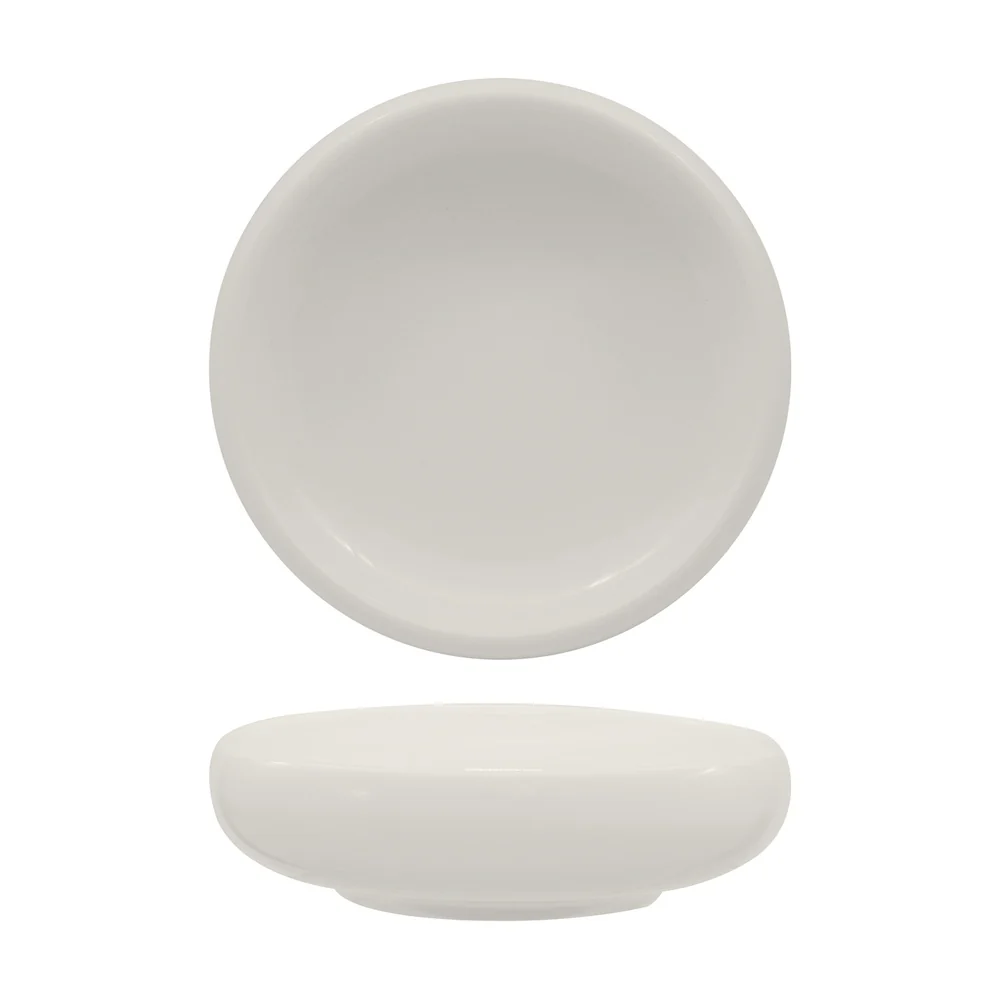 12 cm - Selecta Piatto Fondo Nido In Porcellana Set 6 Pz