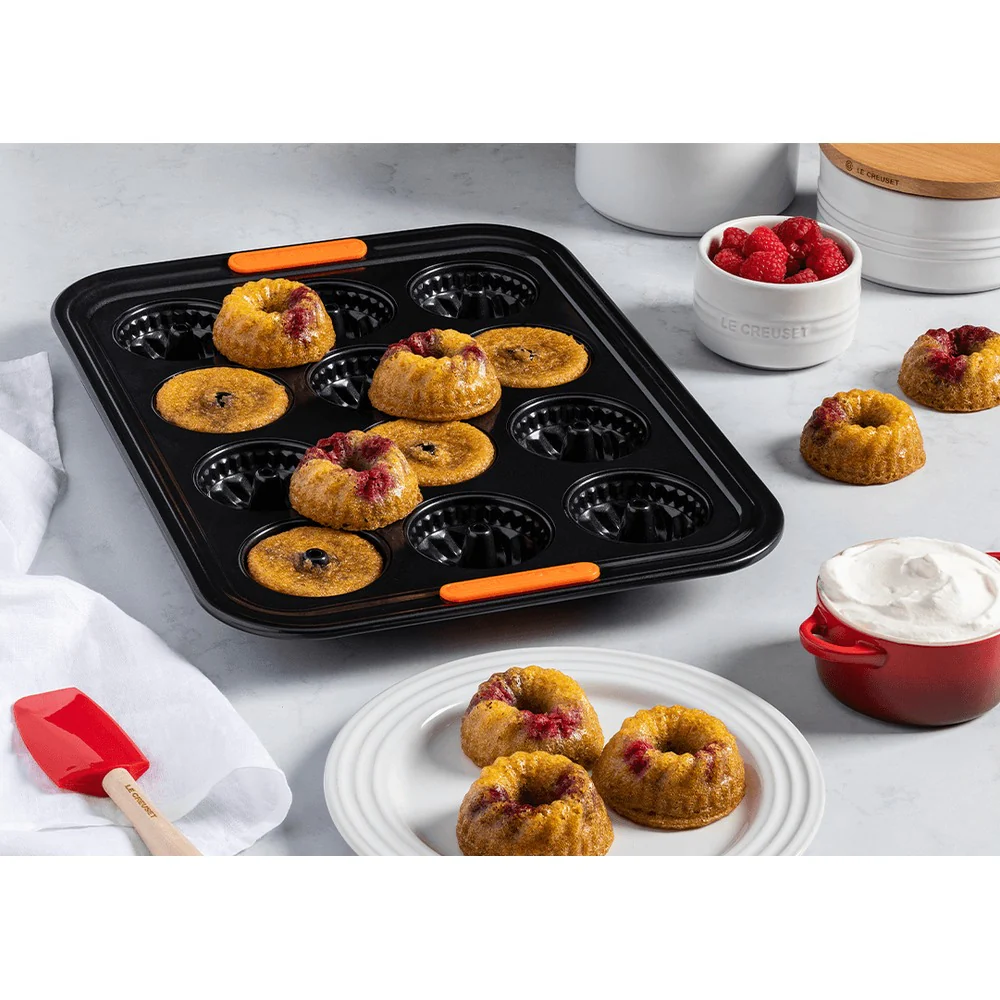 12 Forme - Forme Speciali Stampo Mini Ciambelle Antiaderente In Acciaio al Carbonio - Image 4
