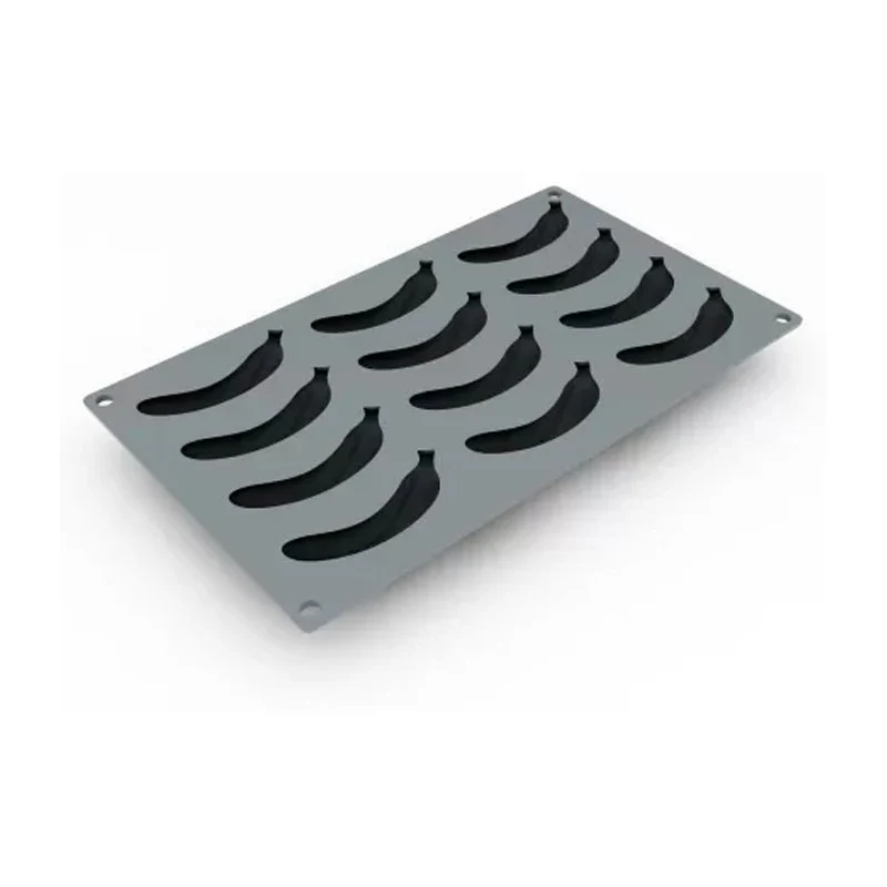 12 Forme - Gourmand Stampo Decorazioni Mini Banana In Silicone - Image 2