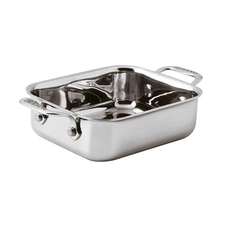12x10 cm - Series 12200 Miniature Tegamino Rettangolare In Acciaio Inox - Image 2