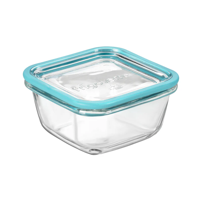 12x12 cm - Frigoverre Future Contenitore Per Alimenti In Vetro Temperato