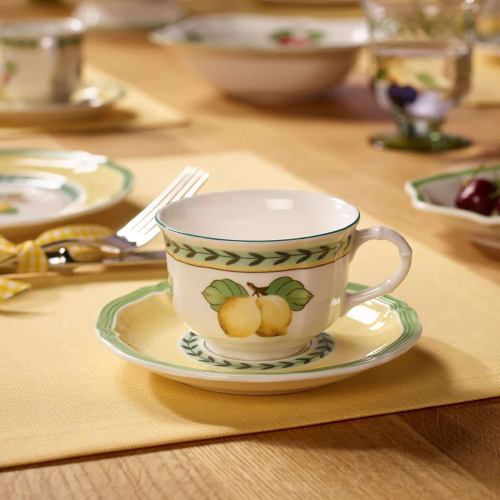 13 cl - French Garden Fleurence Tazza Tè In Porcellana Premium - Set 6 Pz - Image 4