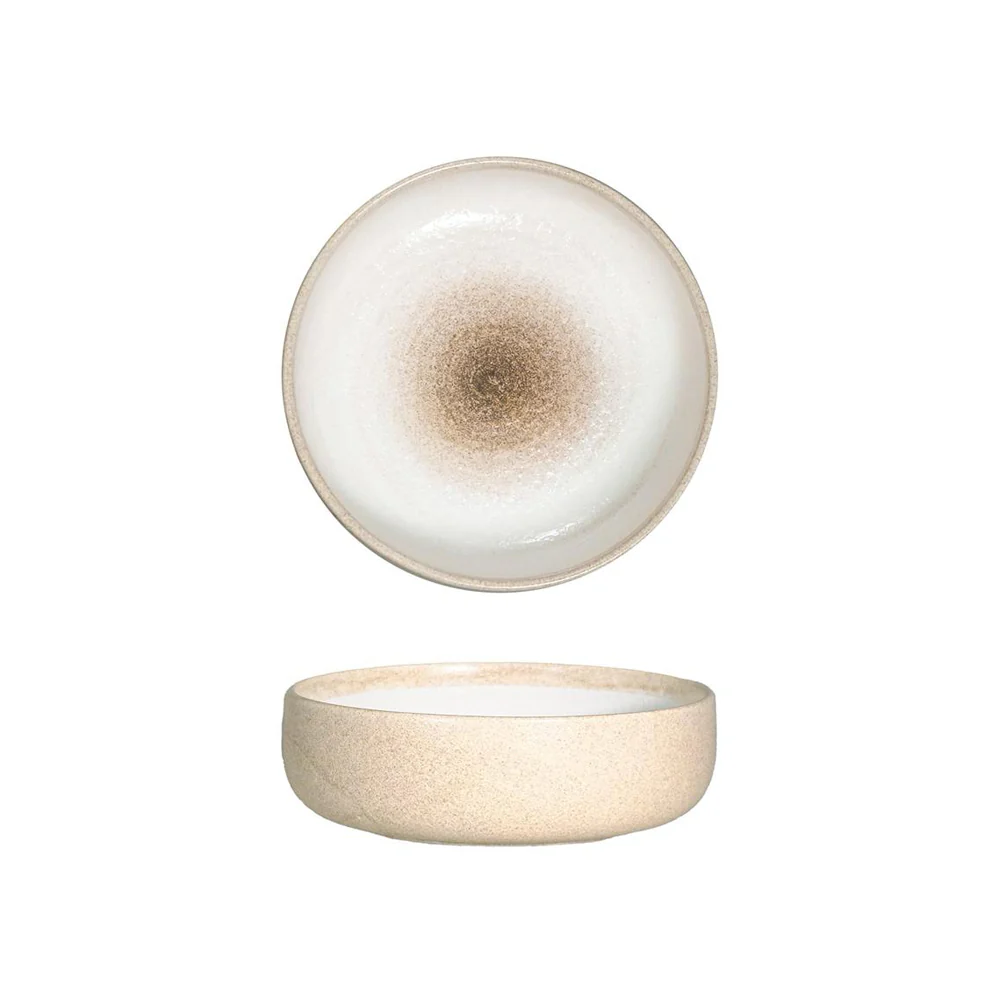 13 cm - Gemscape Sabbia Coppetta In Porcellana Set 4 Pz