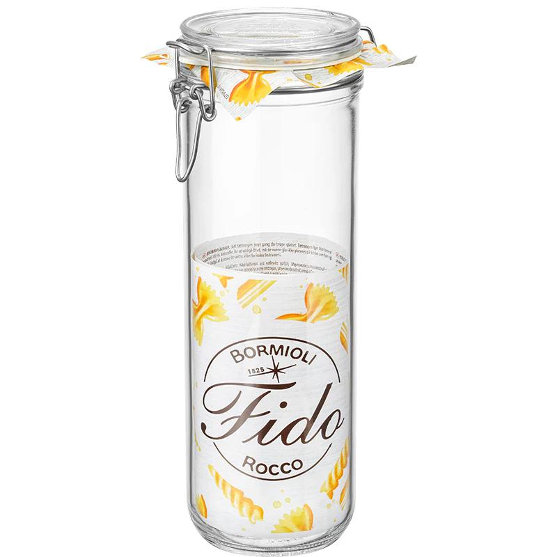 135 cl - Fido Vasetto Ermetico Cilindrico In Vetro