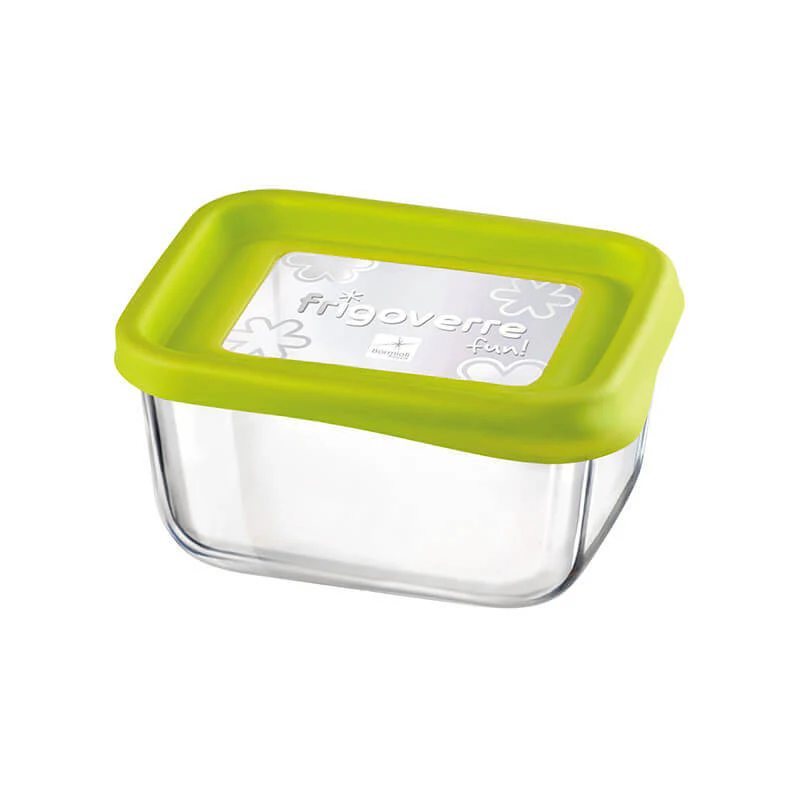 13x10 cm - Frigoverre Fun Contenitore Per Alimenti Rettangolare In Vetro - Image 4