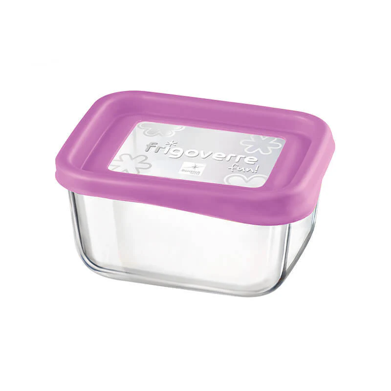 13x10 cm - Frigoverre Fun Contenitore Per Alimenti Rettangolare In Vetro - Image 7