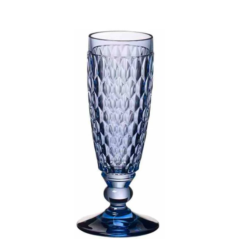 14.5 cl - Boston Calice Flute in Vetro - Set 4 Pezzi - Image 7