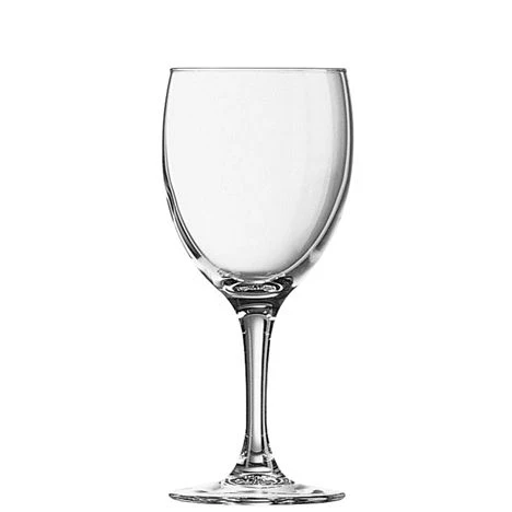 14 cl - Elegance Calice Vino Bianco in Vetro - Set 12 Pezzi