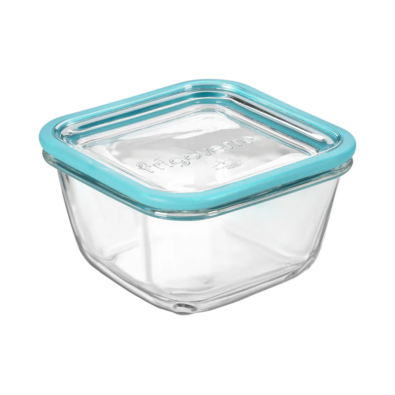 14x14 cm - Frigoverre Future Contenitore Per Alimenti In Vetro Temperato
