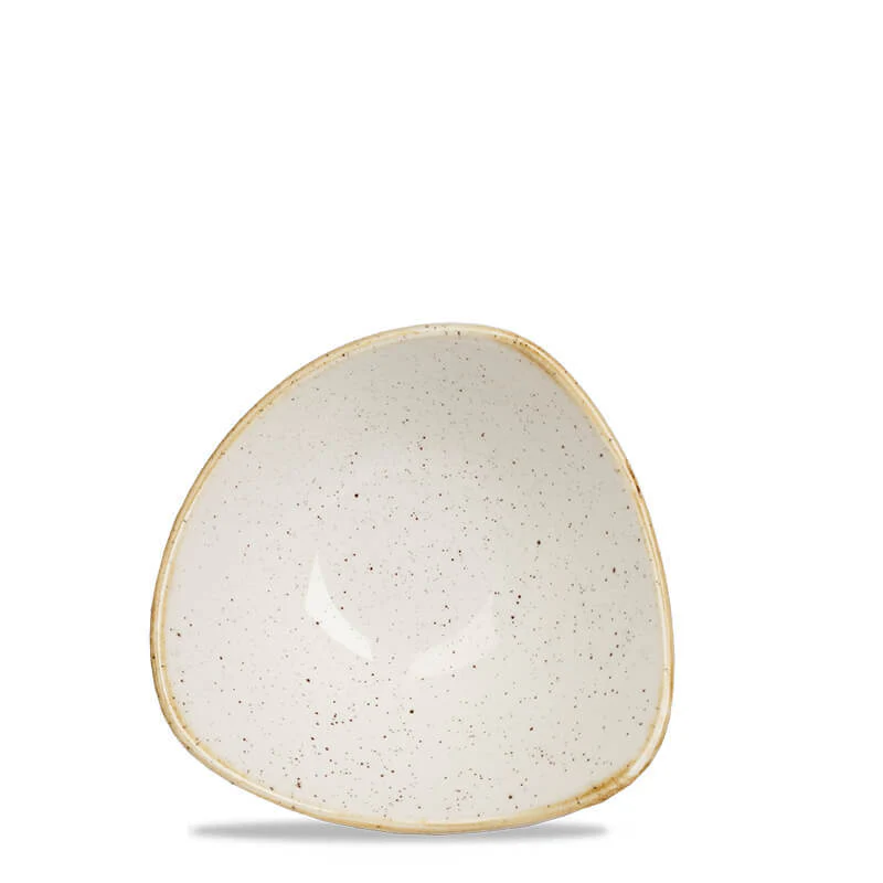15.3x15.3 cm - Stonecast Piatto Fondo Triangolare In Porcellana Vetrificata