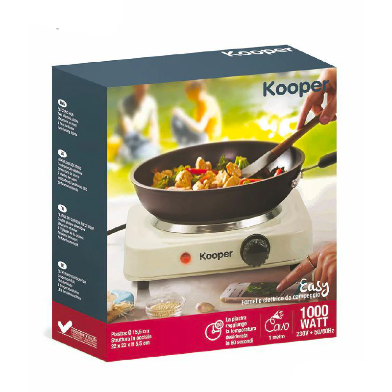 15.5 cm - Easy Fornello Elettrico 1000 W - Image 3