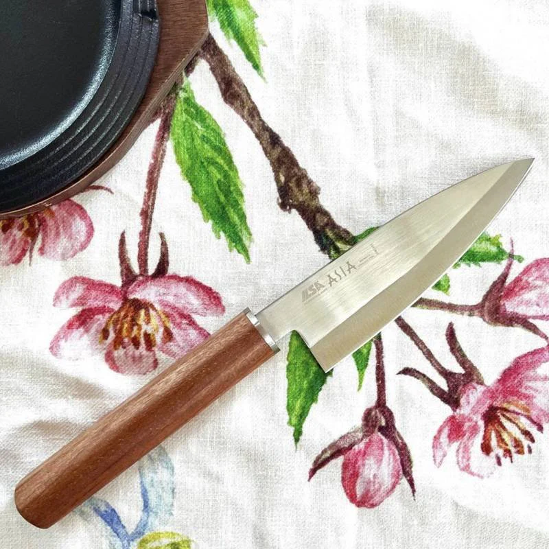15 cm - Asia Coltello Deba In Acciaio Inox, Legno - Image 4
