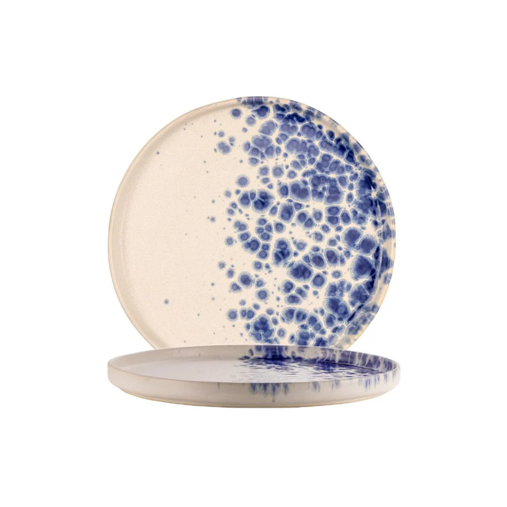 15 cm - Phobos Piatto Pane In Stoneware Set 6 Pz