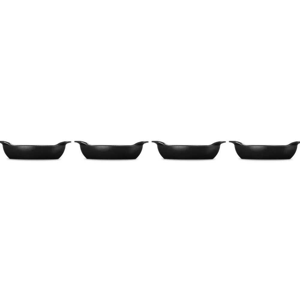 15 cm - Gourmand Mini Pirofila Ovale In Ghisa Vetrificata Set 4 Pz - Image 3