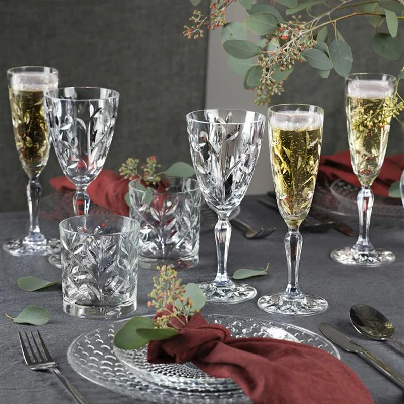 16 cl - Laurus Calice Flute in Vetro - Set 6 Pezzi - Image 2