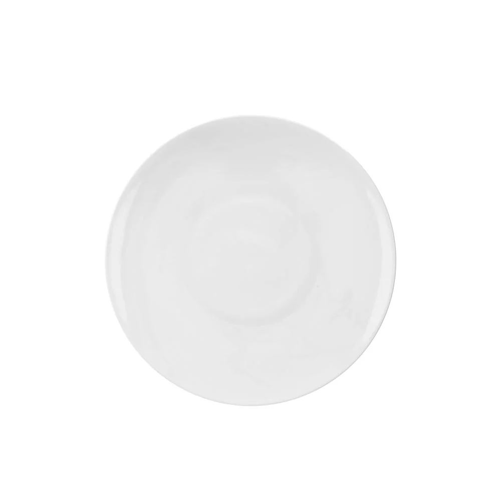 16 - Silk Piattino Tazza Cappuccino In Porcellana Bone China Set 6 Pz