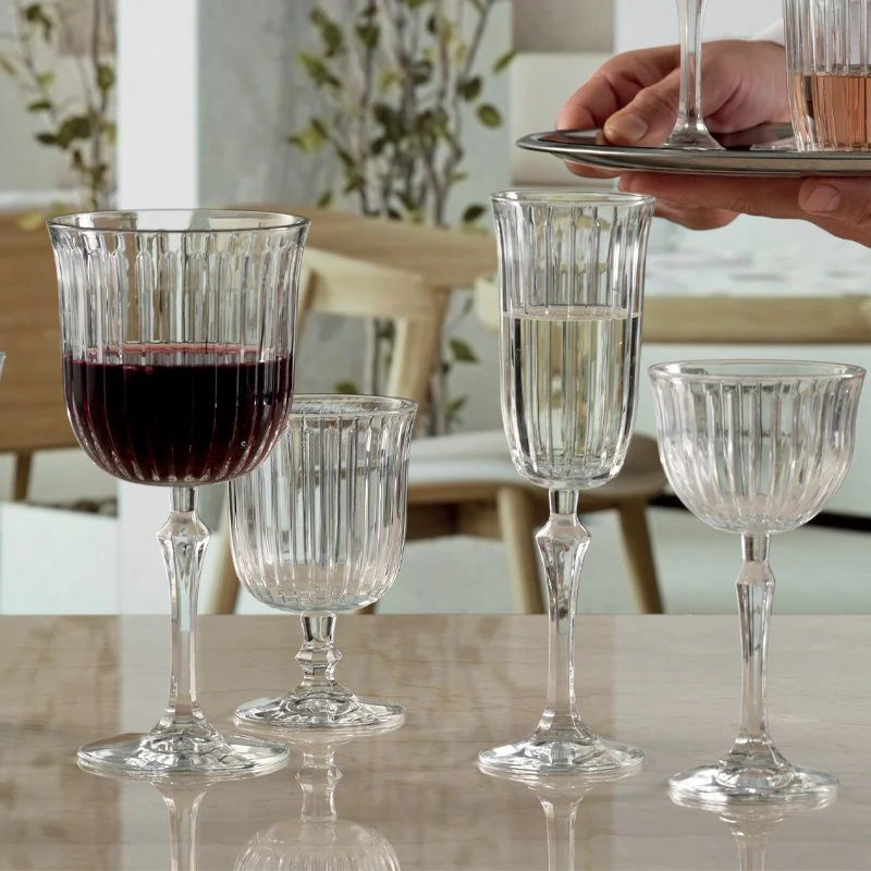 17.5 cl - Joy Calice Flute in Vetro - Set 4 Pezzi - Image 3